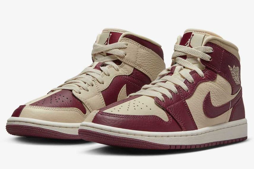 【最新リーク】Nike Air Jordan 1 Mid Split "Beach Cherrywood" 抽選/定価情報