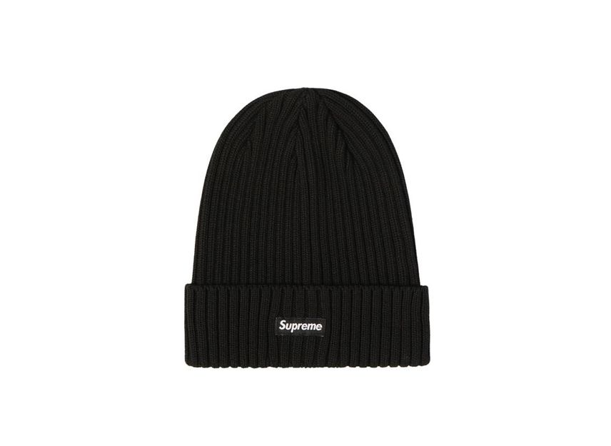 Supreme overdyed beanie deals black