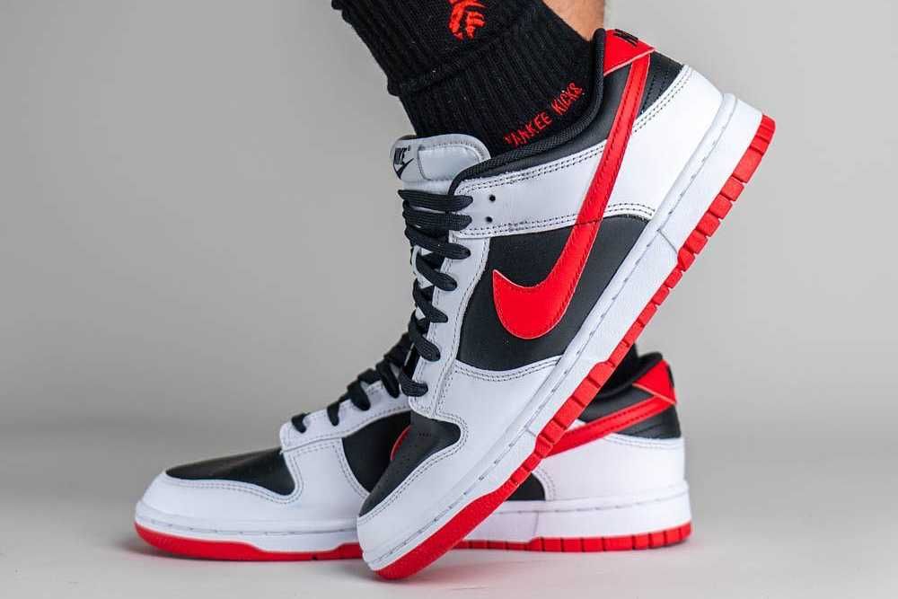 最新リーク|Nike Dunk Low "Reverse Panda/Red Swoosh"|抽選/販売/定価情報