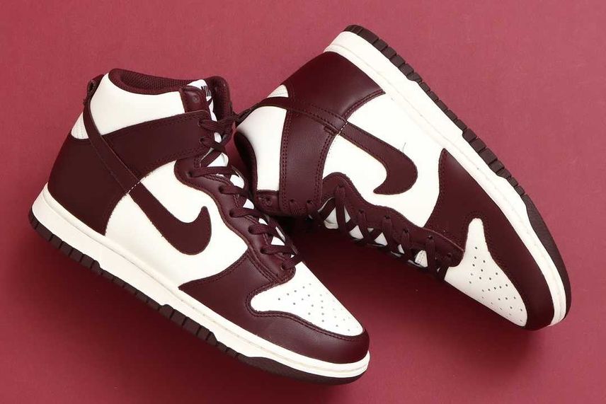【スニダンで購入可】11/10発売 Nike WMNS Dunk High "Burgundy Crush" 抽選/定価/販売店舗まとめ