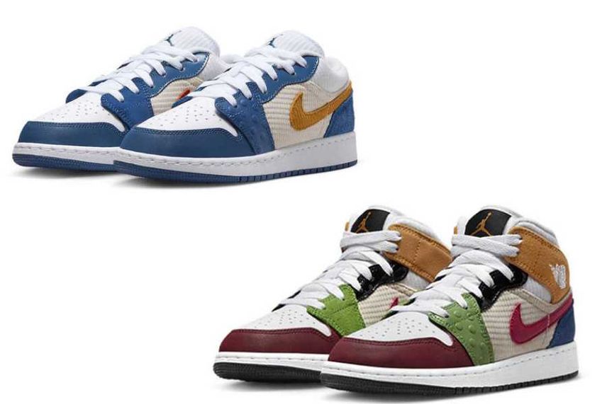 【スニダンで購入可】11/11発売 Nike GS Air Jordan 1 "Mix Materials" 2types 抽選/定価/販売店舗まとめ