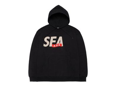 極美品 GOD SELECTIONXXX パーカー プリント ブラック Lサイズ 極美品 GOD SELECTIONXXX パーカー プリント ブラック Lサイズ