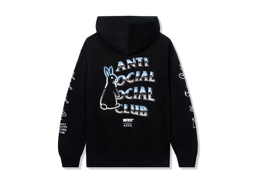 ANTI SOCIAL SOCIAL CLUB x FR2 ASSC Magnetism Black Hoodie