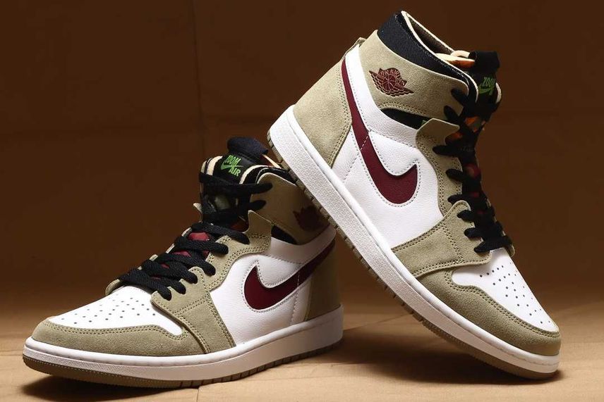 シューズ(男性用) Nike Air Jordan 1 zoom air Neutral Olive JORDAN シューズ(男性用) Nike Air Jordan 1 zoom air Neutral Olive JORDAN