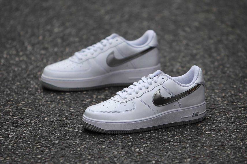 12/3発売|Nike Air Force 1 Low Color of the Month "Silver Swooshes"|抽選/販売/定価情報