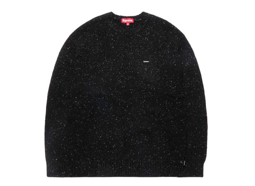 Supreme small discount box crewneck black
