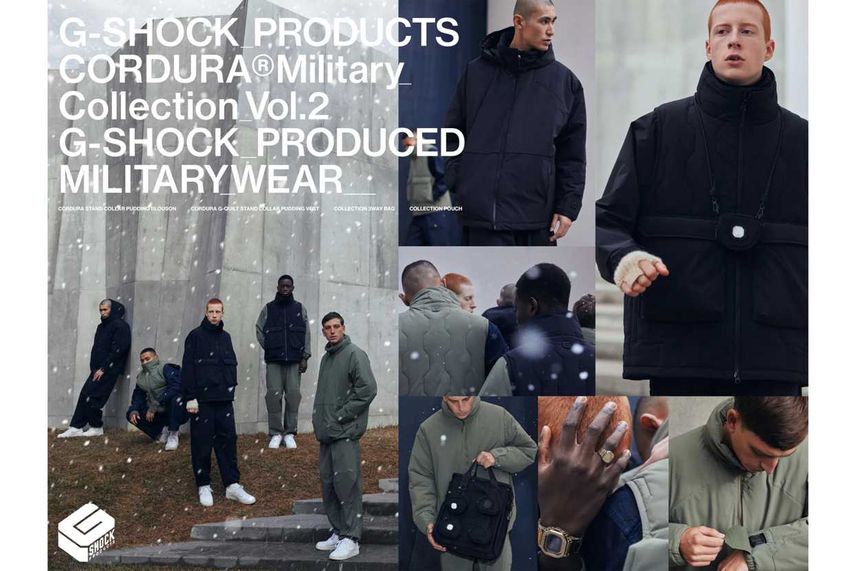 11/30発売|POTR × G-SHOCK Products "CORDURA Military collection Vol.2"|抽選/販売/定価情報