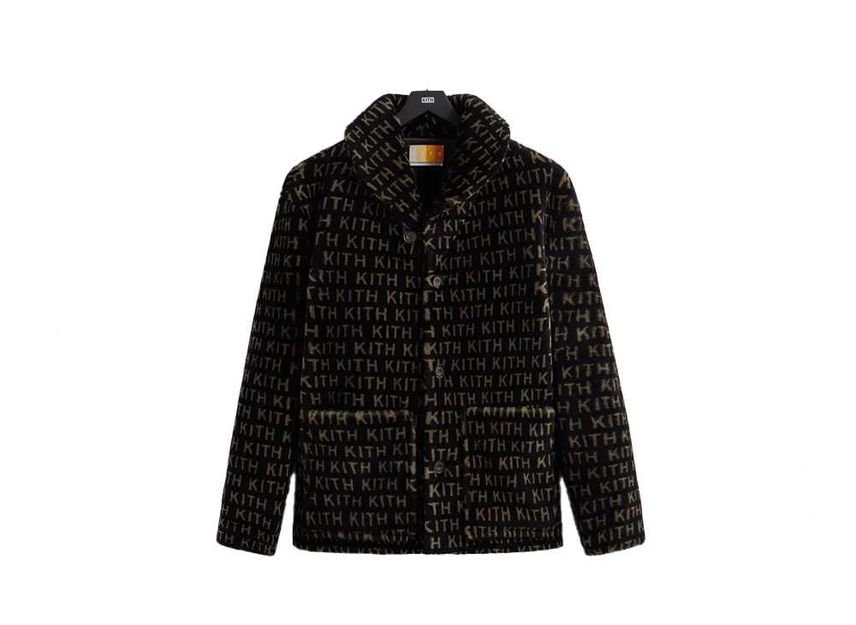 Kith Printed Shearling Short Becker Coat Kith Printed Shearling Short Becker Coat