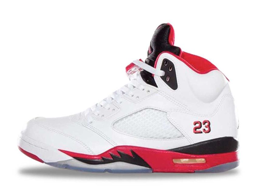 ナイキ エアジョーダン5 レトロ "ファイヤーレッド/ブラックタン" (2013)