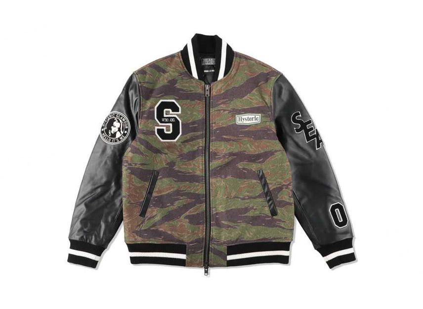 HYSTERIC GLAMOUR×WIND AND SEA ボンバージャケット WIND AND SEA x HYSTERIC GLAMOUR BOMBER