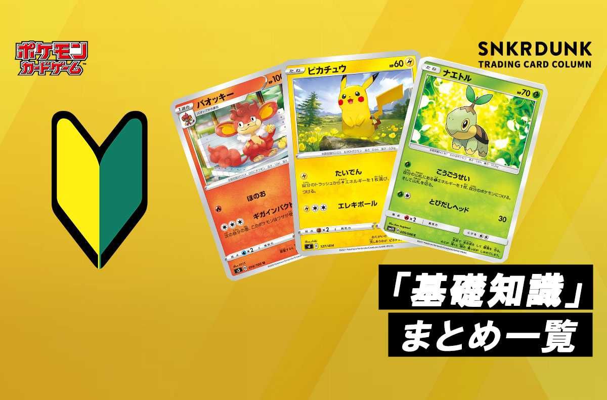 ポケカ 基礎知識まとめ スニーカーダンク