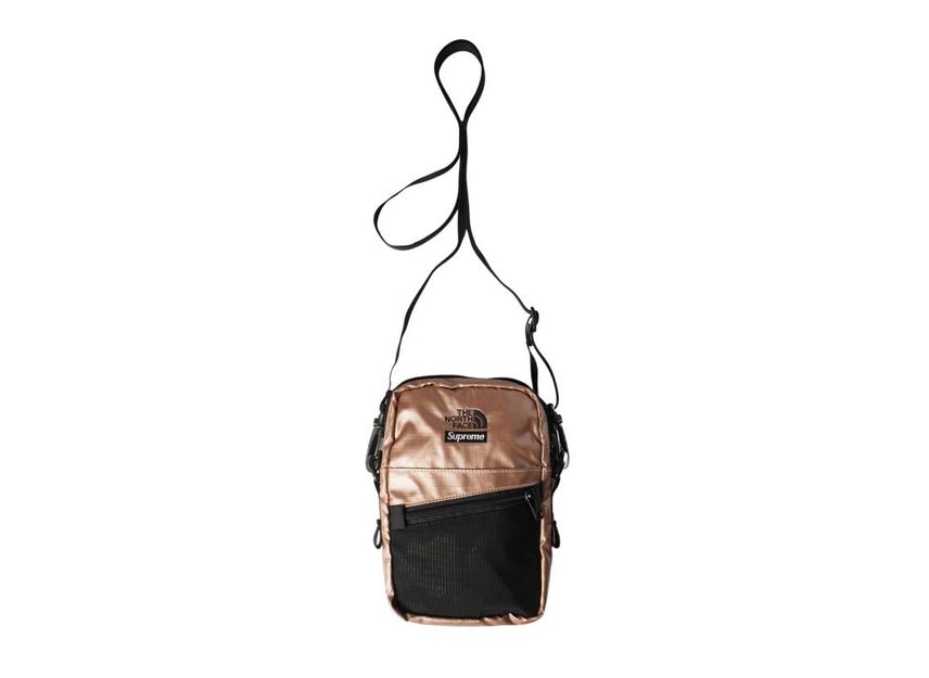 Supreme north face metallic shoulder bag deals
