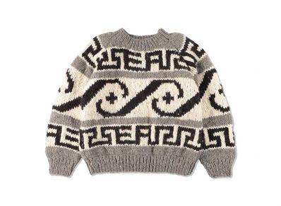 国産原料100% WIND AND SEA SILK KNIT 即完売 パープル ニット