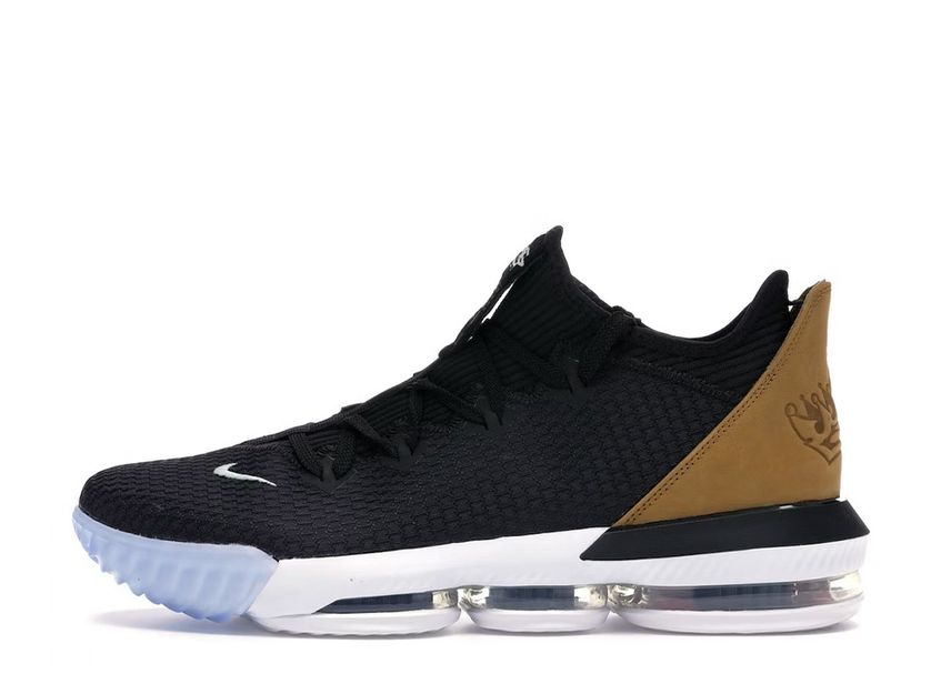 Lebron 16 low black and white sales