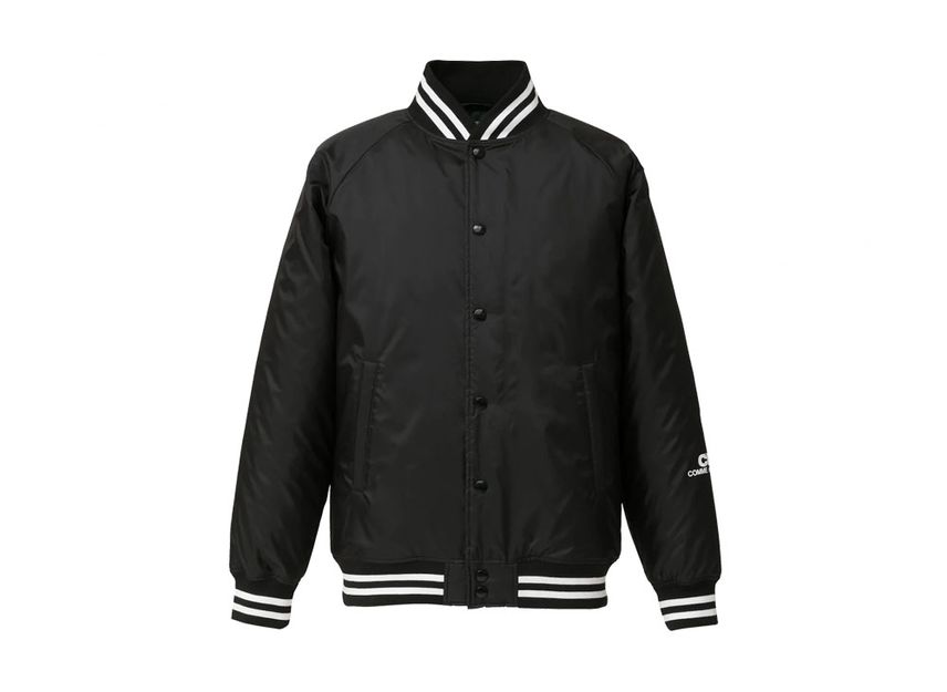 Padded top varsity jacket