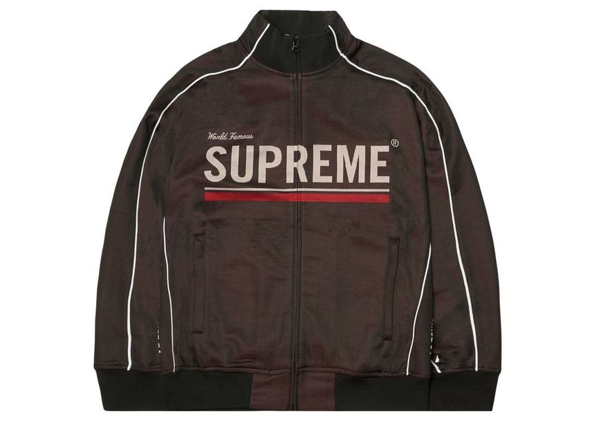 Supreme World Famous Jacquard Track Jacket