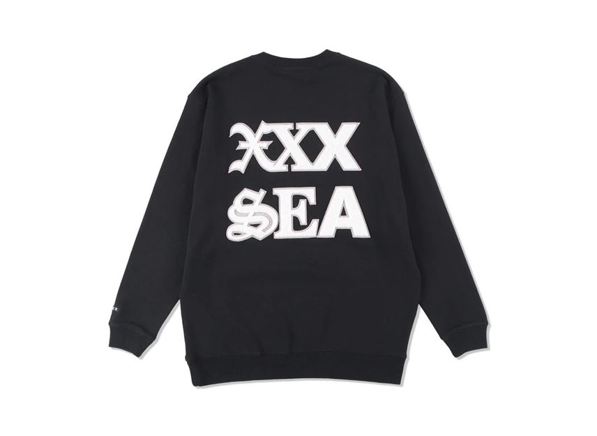 GOD SELECTION XXX X WDS CREWNECK / BLACK | vrealitybolivia.com