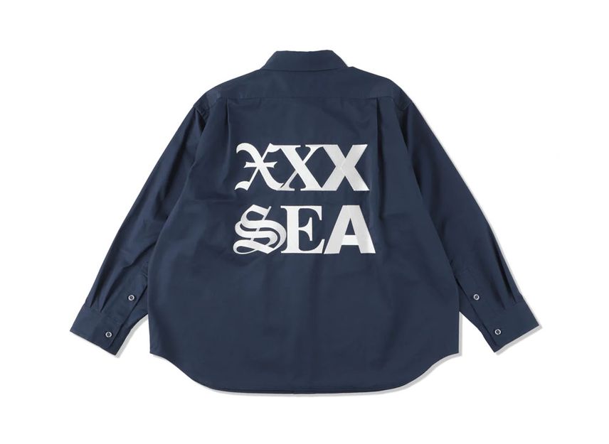 WIND AND SEA GOD SELECTION XXX x WDS Twill Work Shirt