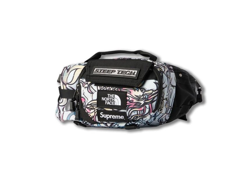 Supreme the north face 2025 expedition waist bag white