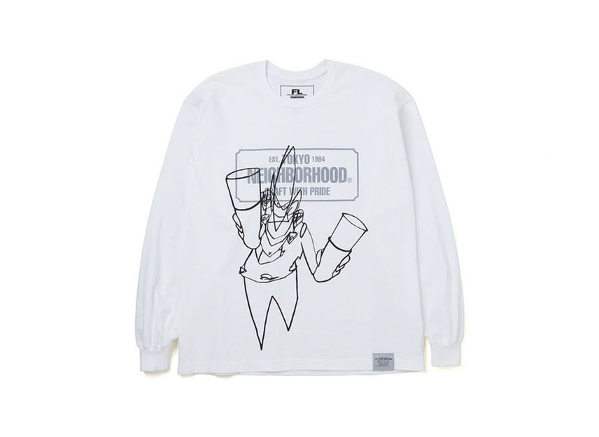 NEIGHBORHOOD x Futura Laboratories Homespray FL-007 Crewneck LS