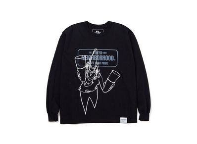 NEIGHBORHOOD x Futura Laboratories Homespray FL-007 Crewneck LS