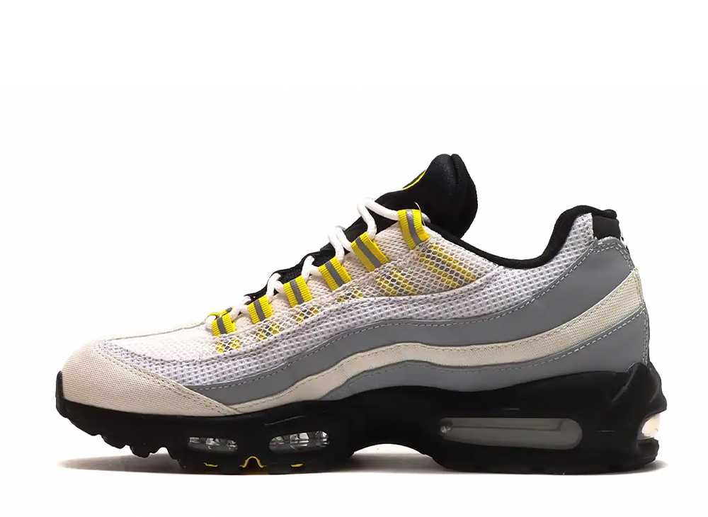 Nike Air Max 95 Essential "White/Tour Yellow/Black/Wolf Grey"