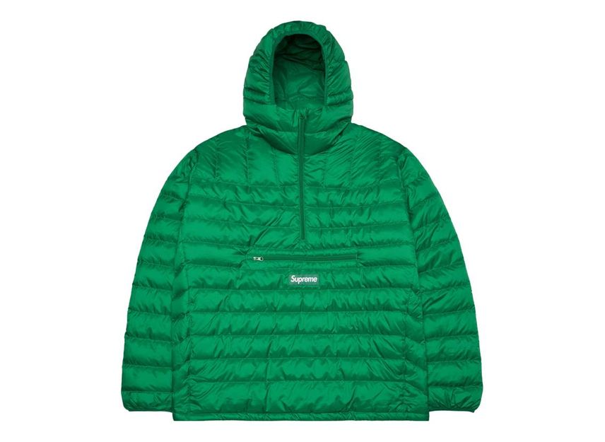Supreme Micro Down Half Zip Hooded Pullover
