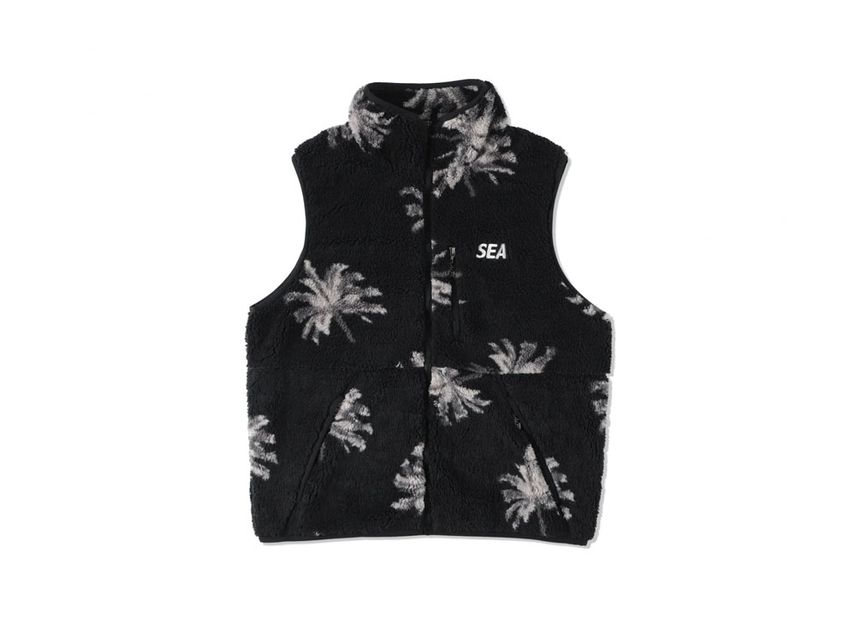wind and sea L PALM ベスト FLEECE VEST | verdadcre.com