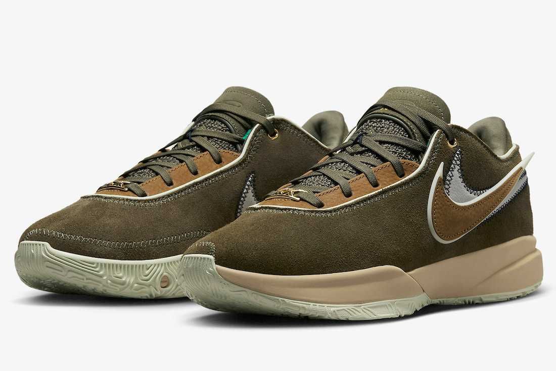 最新リーク|Nike LeBron 20 "Olive Suede"|抽選/販売/定価情報