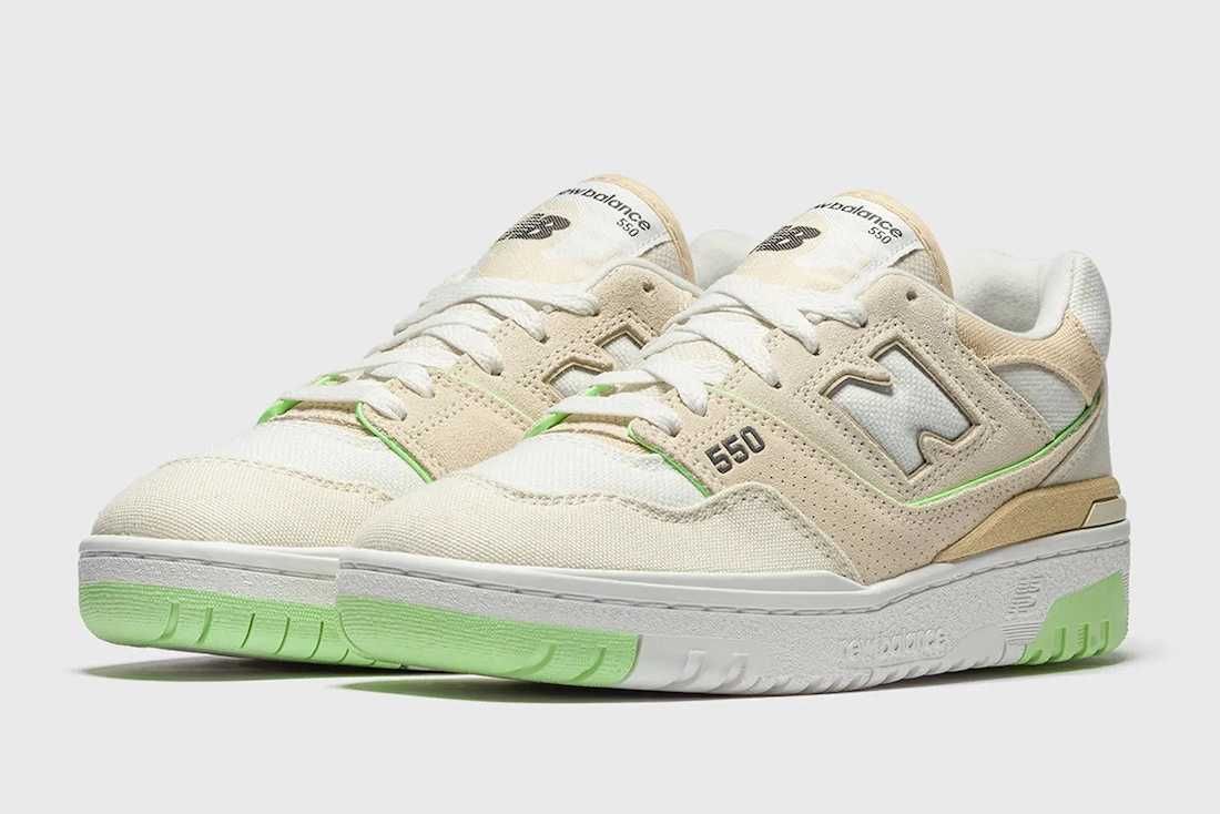 発売中|New Balance WMNS 550 "Beige/Green"|抽選/販売/定価情報
