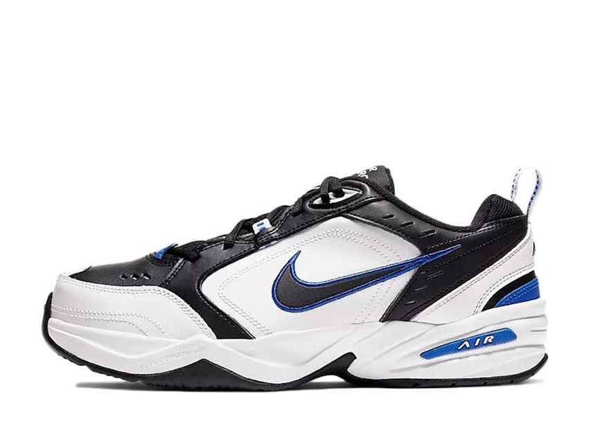 Nike Air Monarch IV Black White Royal Blue