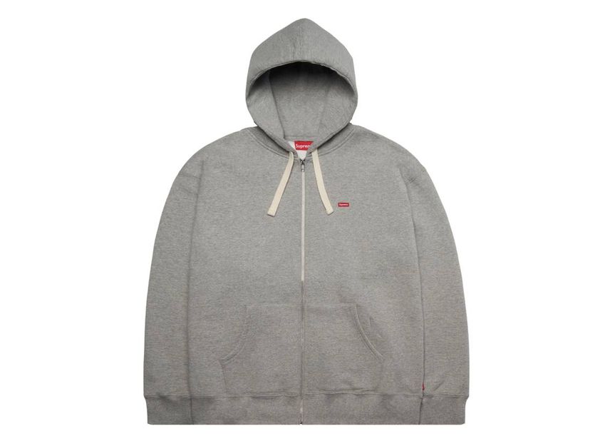 Supreme Small Box Drawcord Zip Up Hooded Sweatshirt