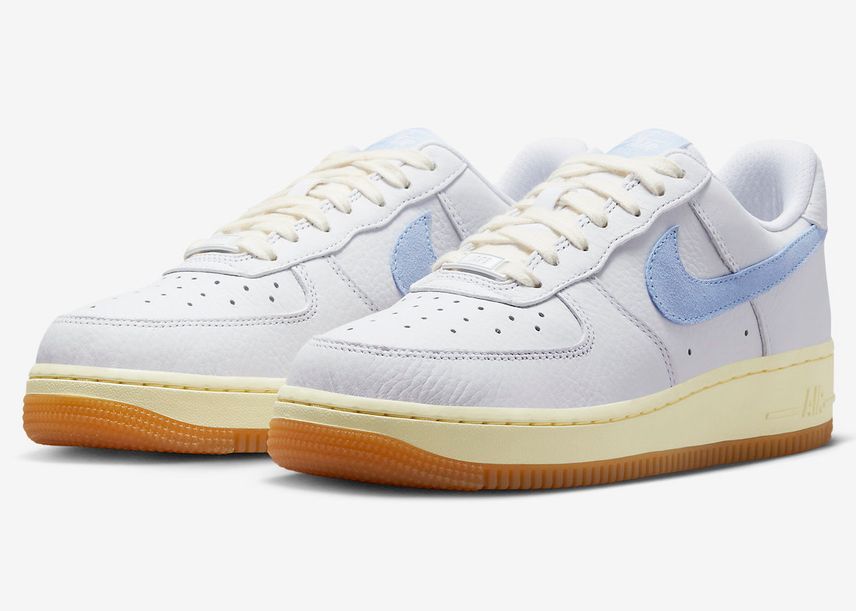 最新リーク|Nike WMNS Air Force 1 Low LX "Lilac-Blue/Premium Tumbled Leather"|抽選/販売/定価情報