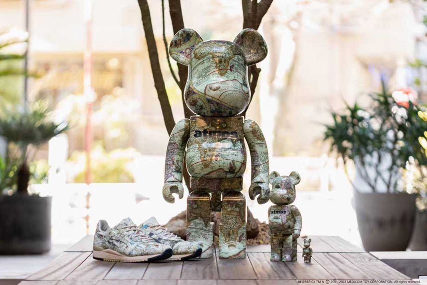 1/28発売|atmos × MEDICOM TOY BE@RBRICK "Aged Map"|抽選/販売/定価情報