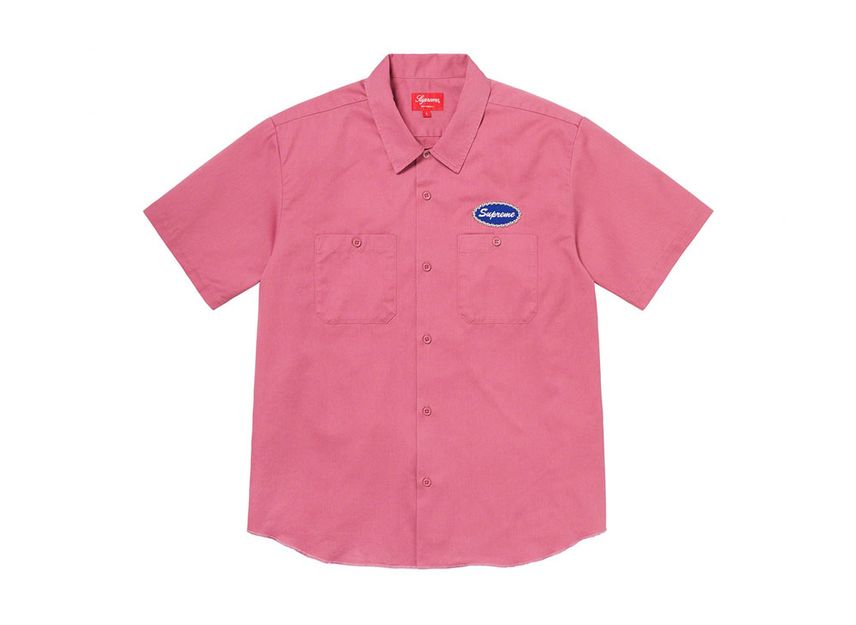 Supreme Studded Patch S/S Work Shirt