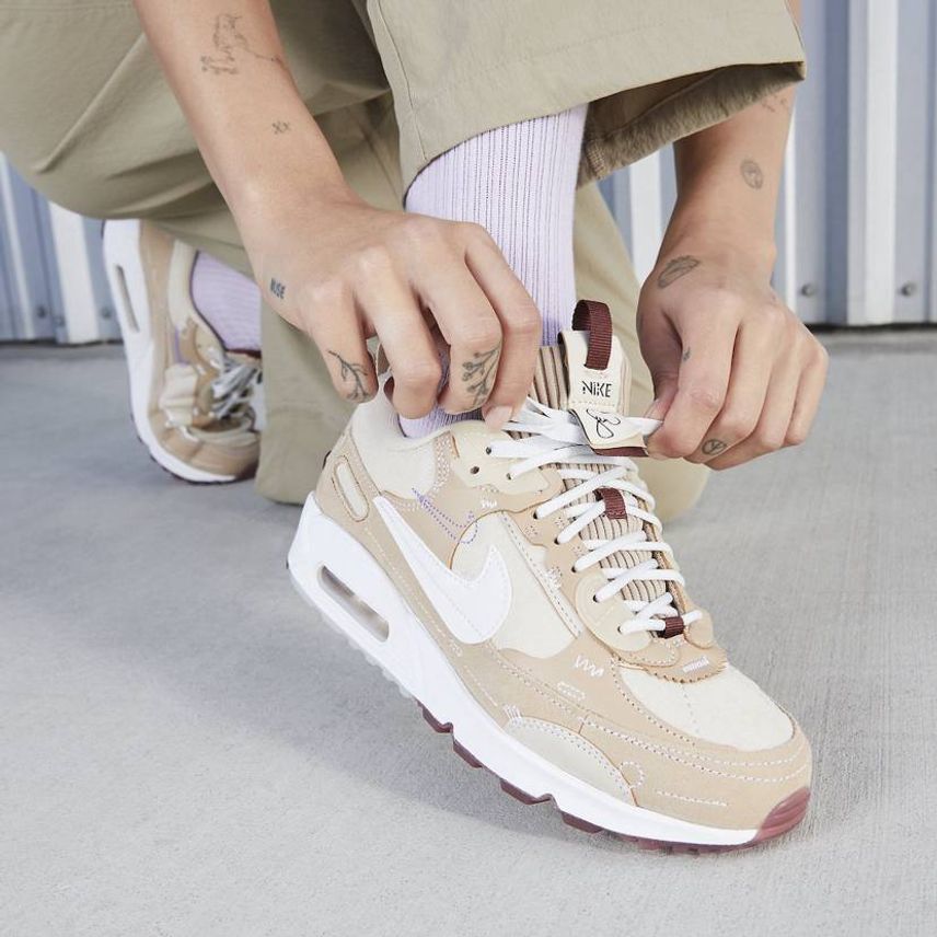 近日発売|Serena Williams Design Crew × Nike Air Max 90 Futura "Hemp"|抽選/定価情報