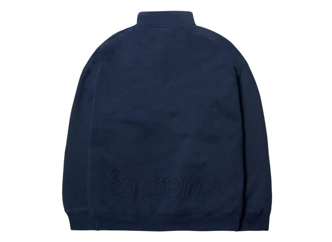 Supreme Washed Half Zip Pullover 