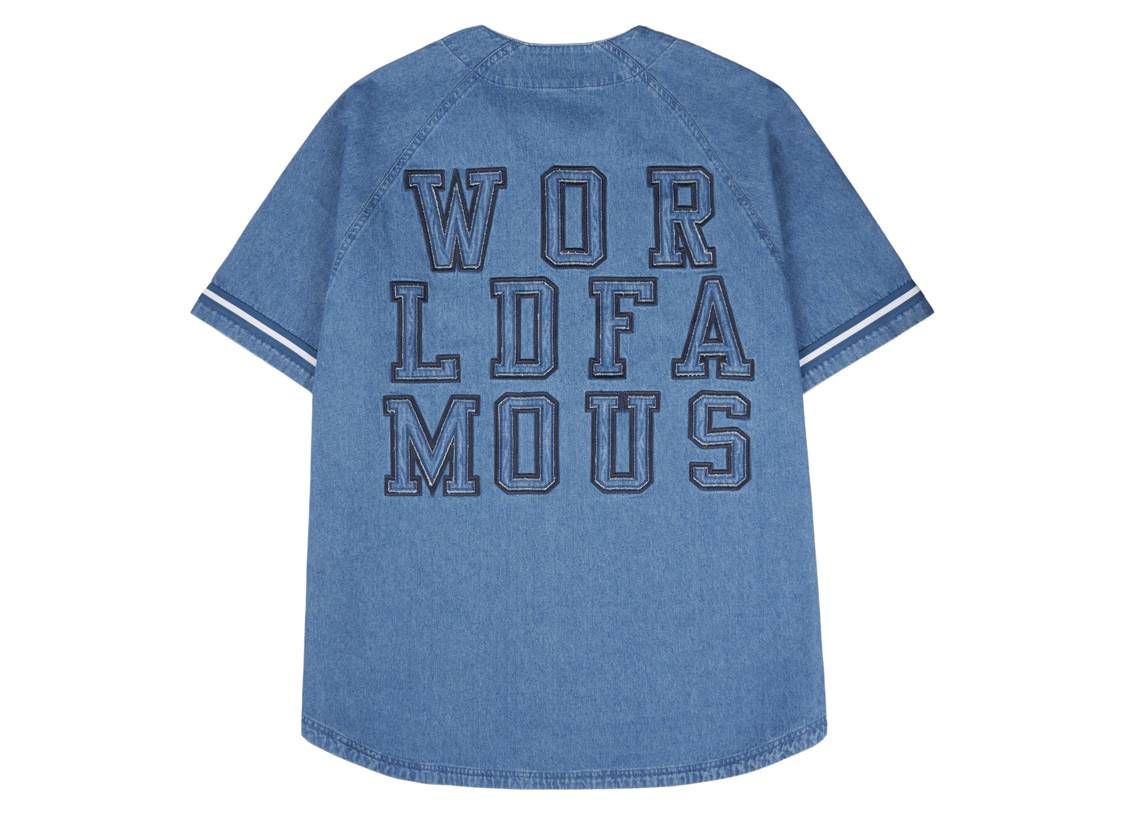 Supreme Denim Baseball Jersey 
