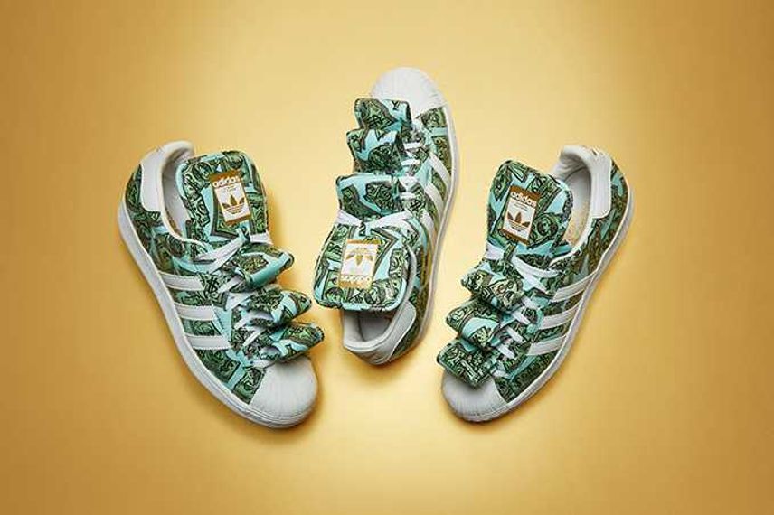 2/2発売|JEREMY SCOTT × adidas Superstar "Money Print"|抽選/販売/定価情報