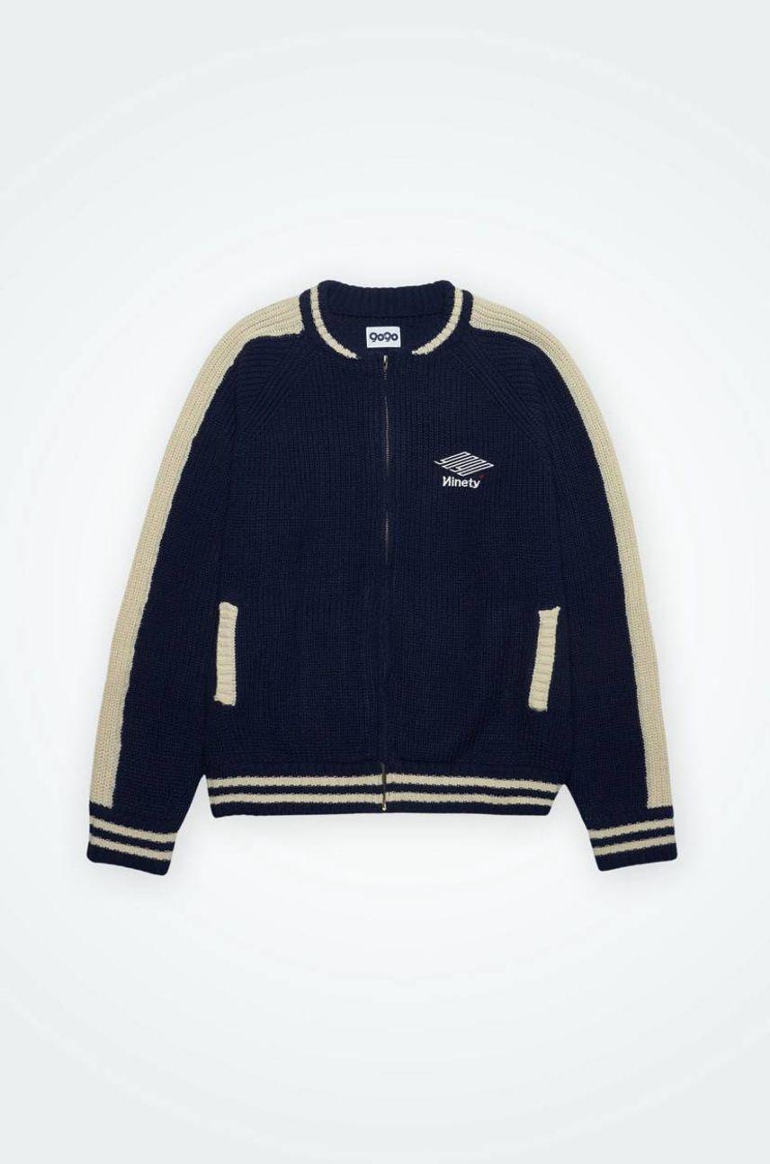 Zip up knit jacket trf Clearance