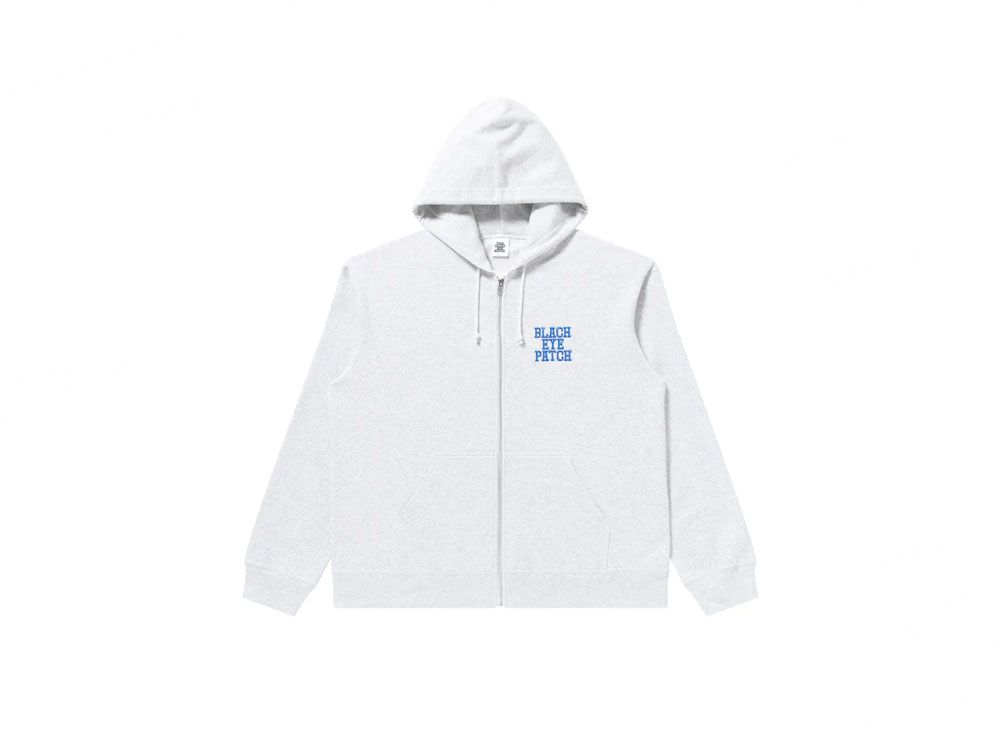 Black Eye Patch Iced College Zip Hoodie 