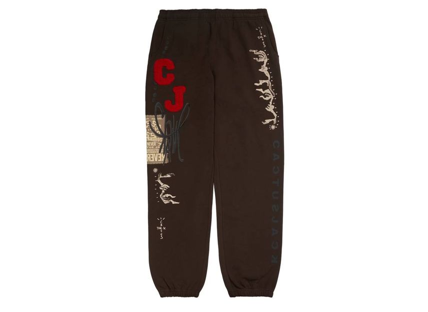 Cactus jack 2025 track pants