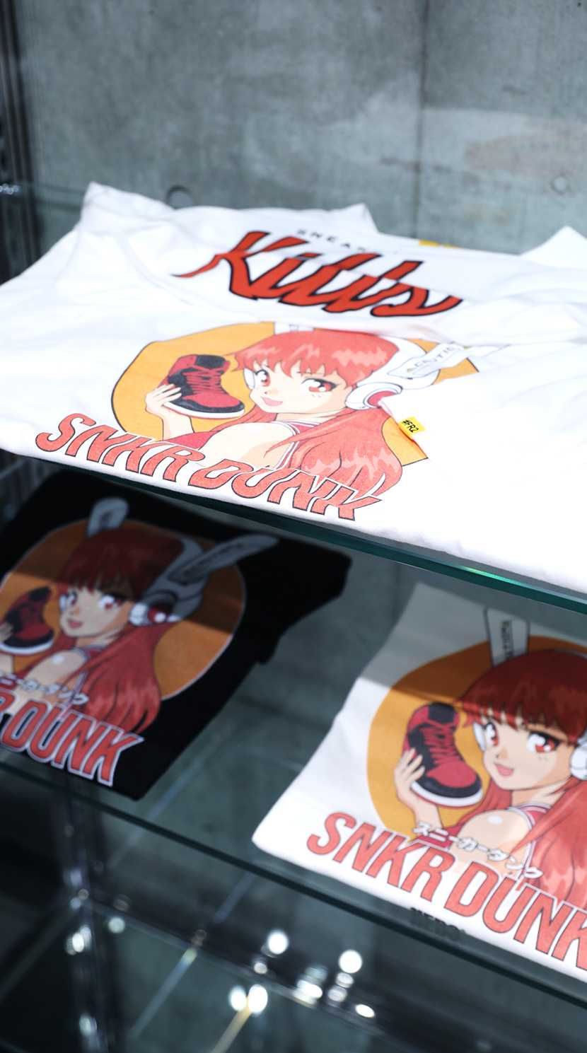 スニーカーダンク × コラボレーション with #FR2 ザ ガール Tシャツ