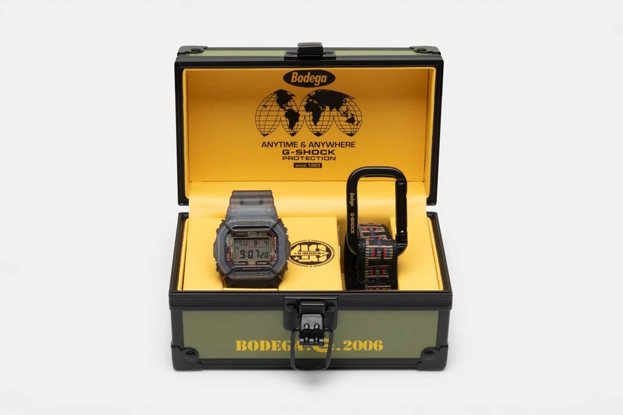 海外2/17・2/21発売|Bodega × G-SHOCK DW-5600 "Anytime & Anywhere"|抽選/販売/定価情報