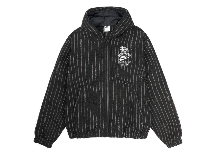 Stussy x Nike Striped Wool Jacket