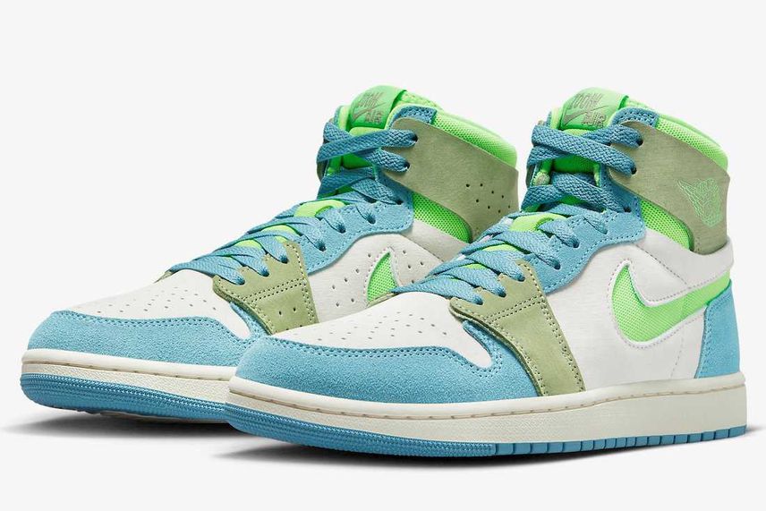 近日発売|Nike WMNS Air Jordan 1 Zoom CMFT 2 "Cerulean/Green Strike"|抽選/販売/定価情報