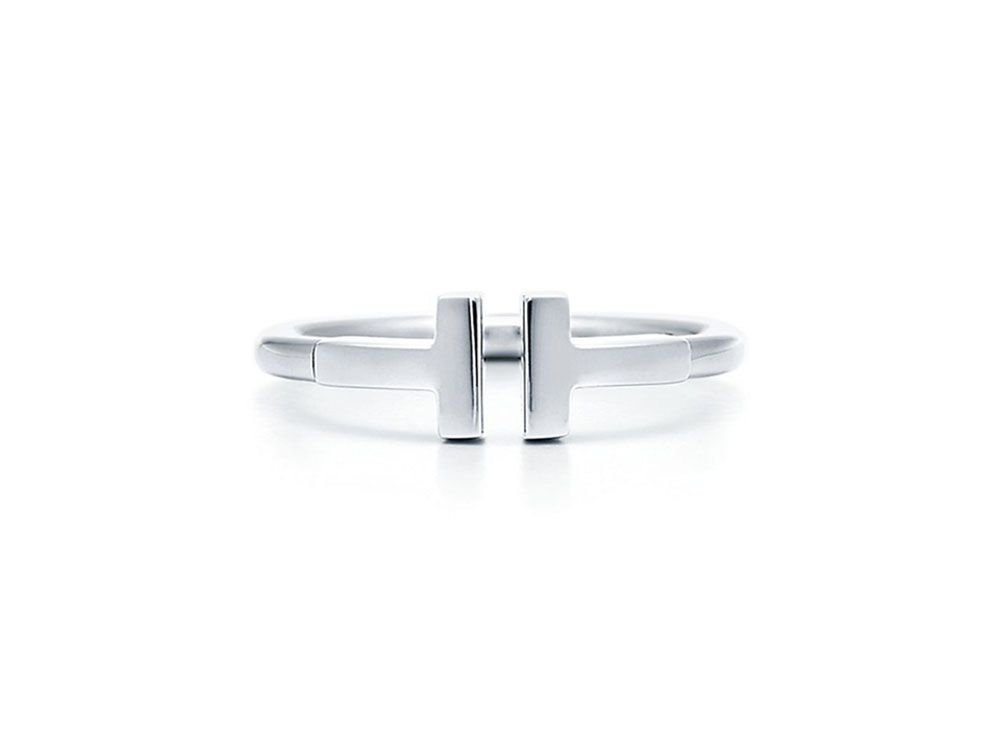 美品】 Tiffany Tワイヤーブレスレットシルバー
