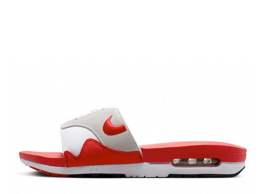 Nike air max 1 red grey white shop