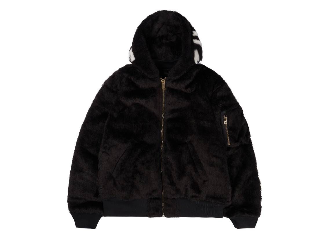 supreme faux fur reversible ma1 blackよろしくお願いします