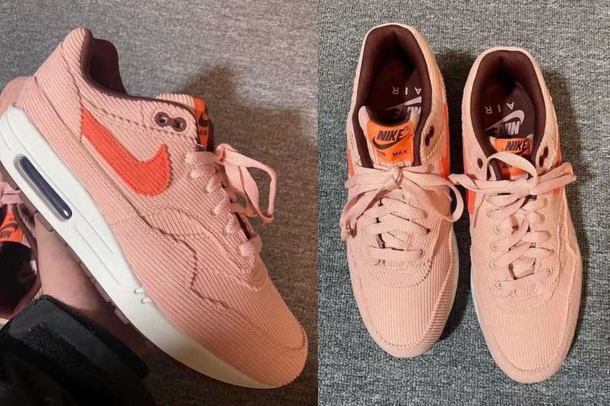 5/26発売|Nike Air Max 1 PRM "Coral Stardust Corduroy"|抽選/販売/定価情報